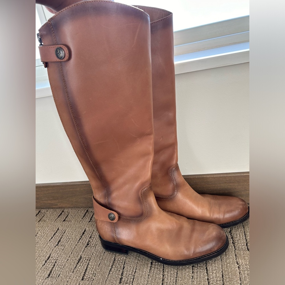 Leather Riding Boot - Sam Edelman - Picture 3 of 7